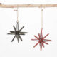 mirrored starburst ornaments