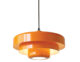 Bauhaus pendant light in orange