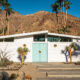 Palm Springs Butterfly home with blue door