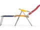 MOMA lounge chair with webbing in primary colors