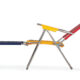 MOMA lounge chair with webbing in primary colors