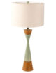 Apollo Lamp in Jade with Wave Pattern