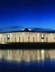 The Stuhr Building at night
