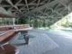 interior shot of Sheats-Goldstein Residence with view of swimming pool