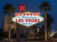 Las Vegas welcome sign at night